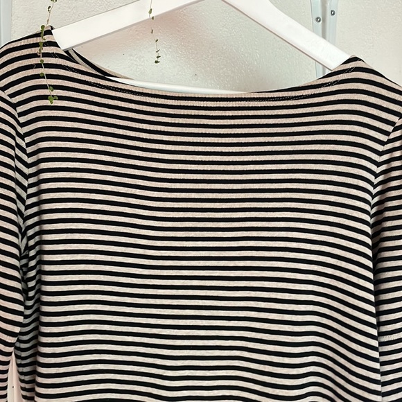 Striped Boat Neck Ralph Lauren T-Shirt - Picture 4 of 7
